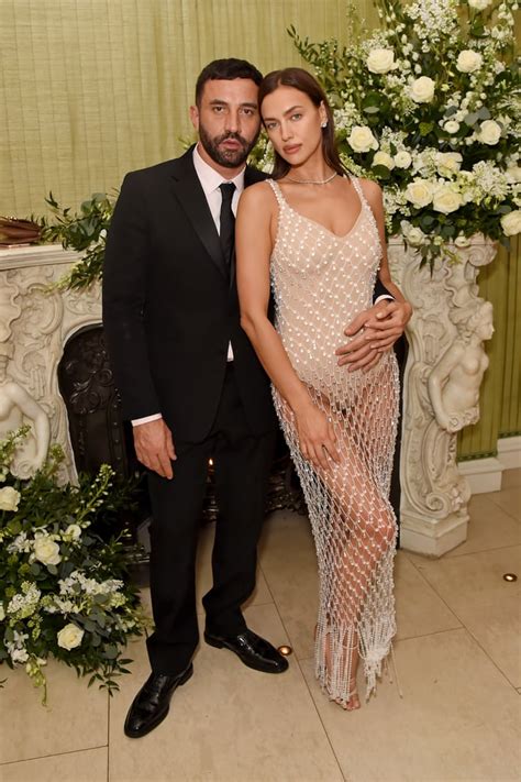 riccardo tisci and irina shayk.